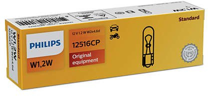 Philips 12516CP - Set di 10 lampadine per cruscotto con indicatore di arresto del freno, per interni