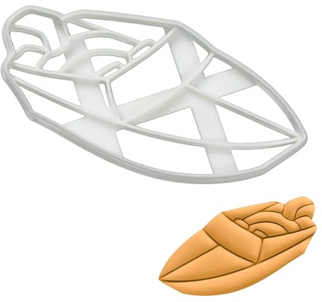 Motorboot Ausstechform, 1 Teil, Bakerlogy