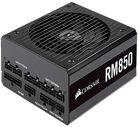 Corsair RM850 - Fuente de Alimentación (ATX Totalmente Modular, 80 Plus Gold, 850 W) color negro (CP-9020196-EU)