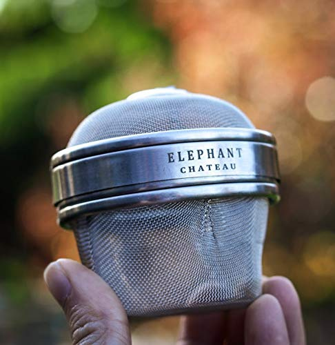 Perfect Tea & Spice Infuser | Stainless Steel Strainer | Easily Soak Loose Ingredients | 7 Long Removable Metal Chain & Hook | Large Ball With Fine Mesh Filter