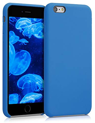 kwmobile Handyhülle für Apple iPhone 6 Plus / 6S Plus Hülle - Case Silikon - Kabelloses Laden - Schutzhülle Cover in Sea Breeze