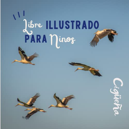 Libre illustrado para ninos - Cigüeña: Cigüeña en imágenes - Niños de 2 a 5 años