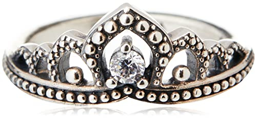 PANDORA Regal tiara sterling silver ring with clear cubic zirconia 192233C01