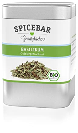 Spicebar Basilikum - gefriergetrocknet - Premium Bio Qualität