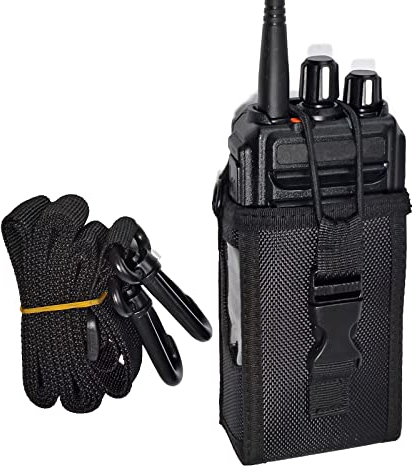 UAYESOK Große Molle Funkgerätetasche Holster Gürtel Walkie Talkie Halter Nylon Tasche Halterung für Funkgeräte Motorola GP328 DP3400 DP4400 DP1400 Baofeng Hytera Kenwood Sepura Präsident Radio GPS