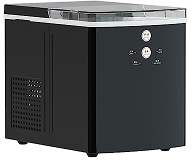 FIONEL Macchina del Ghiaccio casa Black Portable Ice Maker Primo Lotto in Meno di 10 Minuti e 33 libbre al Giorno Macchina Perfetta for Piani Cucina fabbricatore di Ghiaccio