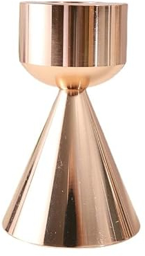 HEXEH Kerzenhalterhalter Gold Kegel Kerzenständer Licht Luxus kreative Tisch Handwerk Ornamente Kerzenständer Schießen Requisiten Kandelaber