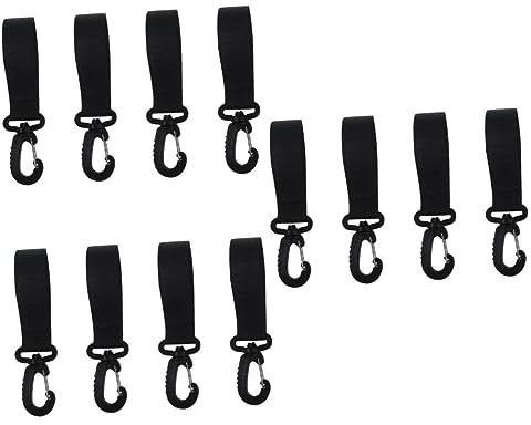 Toyvian 12pares Ganchos De Cochecito Rotativos Para Colgar Ganchos Multifuncionales Para De Prácticos y Bolsas y Accesorios
