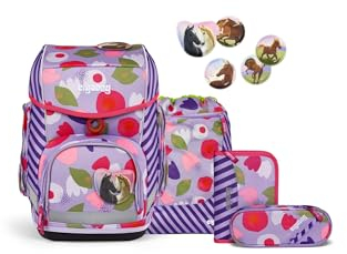 ergobag cubo Set ergonomischer Schulranzen, Vorgänger-Kollektion, klassisch 5-teilig 1. Klasse Grundschule