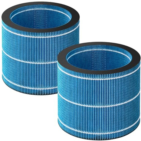2er FY3446 Filter für Philips HU2716, HU2718, HU3916, HU3918 Luftbefeuchter | 3-Schichtiger Ersatzfilter für Philips Luftbefeuchter 2000 und 3000 Serie, Ersatzteile FY3446/30 & AMF220/15