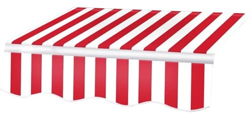 SCBTGKLN Markisen | Ersatzmarkisenstoff | Markise 4m | Ohne Rahmen | 100% Polyester, Markise Balkon, Sonnenschutz, Terrasse, Balkon | Blockiert UV-Strahlen | Klemmmarkise 300 cm Breit(3x2m=9.8x6.5ft)