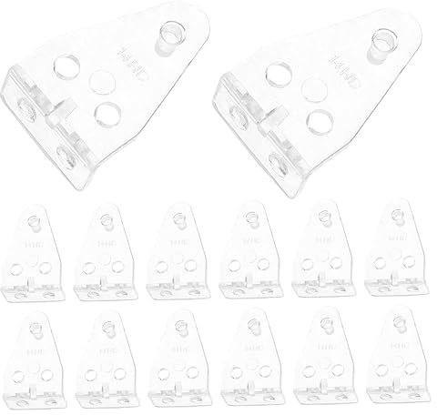 BIUDECO 40pcs Plastic Venetian Blind Hold down Hooks Brackets Set for Window Curtain Fixing Rv Blinds Holder Accessories Home Window Treatment