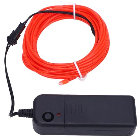 2 Pcs Light Neon Wire El 5m Alta luminosità LED Strobo Kit 4 modalità Light Flexible and Shin for Festival Festivals