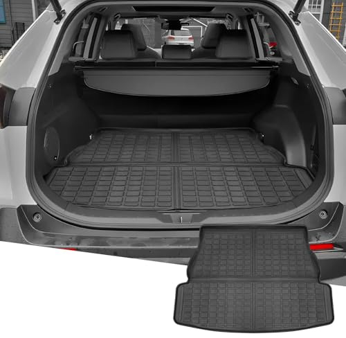 LUWU Compatible con Toyota RAV4 Hybrid 2019-2024 2025 Alfombra de Maletero TPE de Goma Alfombrilla de Protección RAV4 Hybrid Todo Clima Cargo Liners Antiscivolo Antipolvere Accesorios Auto
