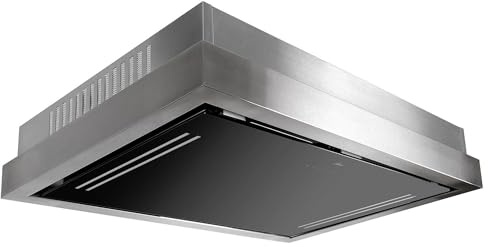 Deckenhaube GURARI GCH C 343 IS 120 BL PRIME Einbau Umluft Dunstabzugshaube 120 cm • Umlufthaube • Ionisierung • 1000 m³/h • Touch-Control • Fernbedienung