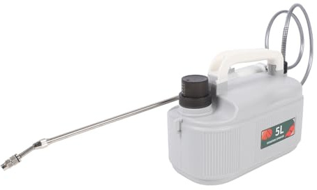 Aramox Spruzzatore Elettrico da Giardino 5L 2000mAh Spruzzatore Alimentato a Batteria per Irrigazione di Piante Alcol da Diserbo per Interni + Bacchetta Telescopica, Design Ergonomico Materiale ABS