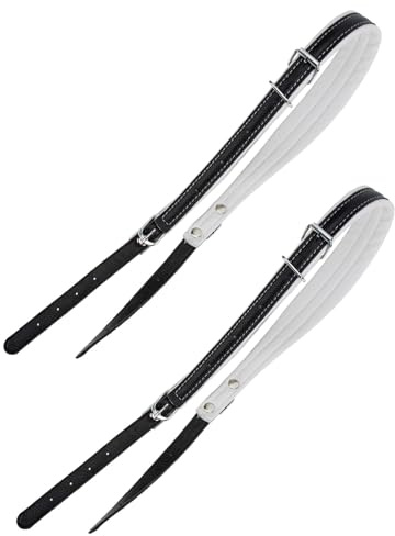 MUELODSIC Premium Akkordeonriemen für Ziehharmonika Kinder Verstellbarer Instrumentengürtel aus Leder Schmutzresistent und Leicht Verformbar für Outdoor Auftritte
