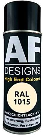 4 in 1 RAL 1015 Hellelfenbein Dickschichtlack Lack Spray Spraydose