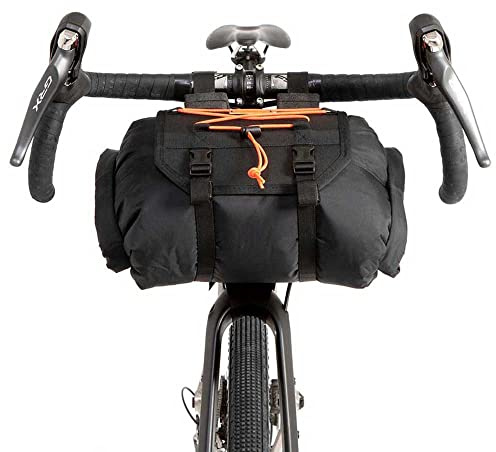 Restrap Bar Bag Lenkertasche, Schwarz/Orange, 14 l, S
