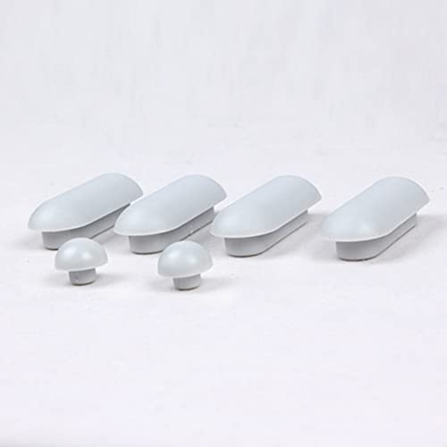 SPORTARC Couvercle de toilette en caoutchouc pour tapis, coussin de siège de toilette, 2 petits tampons ronds et 4 longs tampons, utilisés pour la maison, l'hôtel, l'hôpital