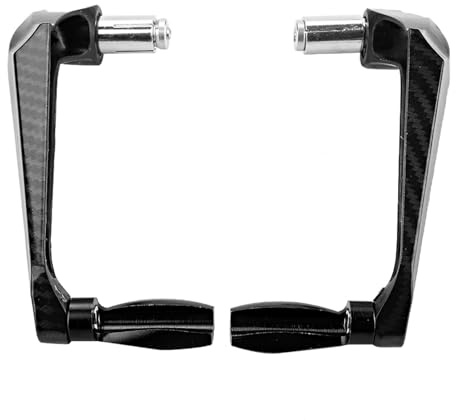 Motorcycle Handlebar Protector, 7/8In CNC Aluminum Motorcycle Lever Guards, Brake Clutch Protector Accesorios for Motorbike, Scooters, Electric Cars, Mountain Bikes