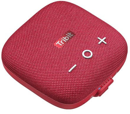 Tribit Haut-Parleur d'extérieur Portable Bluetooth Haut-parleurs étanches sans Fil avec Son Puissant appairage stéréo sans Fil IP67 et XBass intégré pour Les Voyages en Plein air, vélo