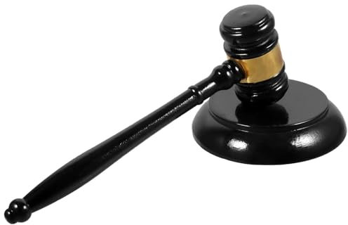 HOODANCOS Mazos 1 Juego martillo de juez de madera apoyo de de ley de subasta con base de jueces juez subasta venta martillo madera maciza ropa pilar accesorios niño Martillo De Madera
