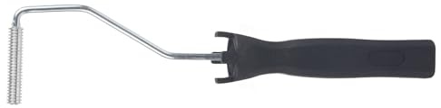 Rullo in fibra di vetro, lega di alluminio, rullo di laminazione a bolle in fibra di vetro, manico ABS per lavori in resina FRP (diametro rotolo 10 x 50 mm)