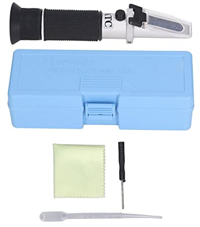 Tragbares Hand-Zuckerrefraktometer, Brix-Messgerät, Refraktometer, ATC-Brix-Messgerät, Tester, Brix-Messgerät, Refraktometer, ATC-Brix-Messgerät, Tester Zur Messung des