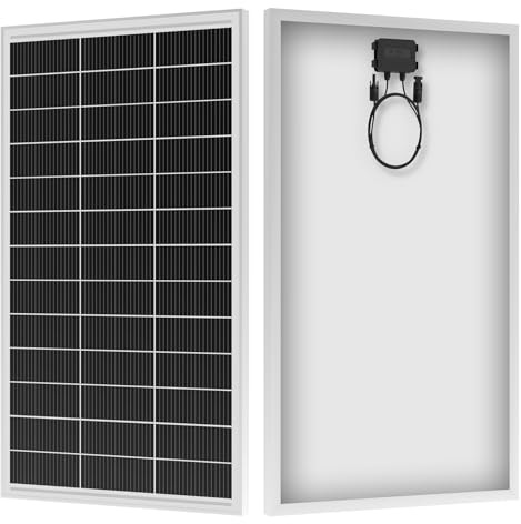 Panel solar monocristalino de 12 V 200 W, módulo solar con marco de aluminio de alta eficiencia, tecnología SMBB, módulo fotovoltaico para baterías, barcos, casas móviles, cobertizos de jardín, casas