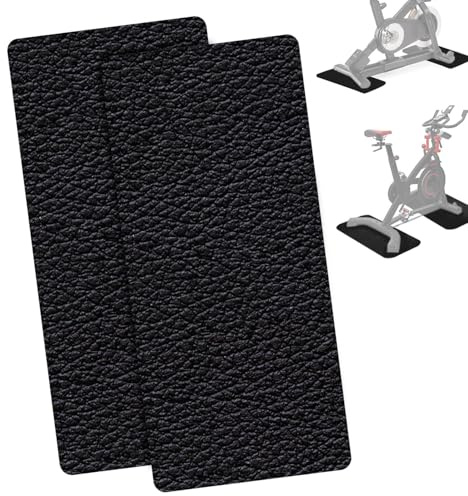 Penbinmall Stötsäker golvskyddsmatta för löpband, 6 mm tjock halkfri bas för träningsutrustning, 2 PVC-golvskyddsmatta för sportutrustning, 28 x 70 cm