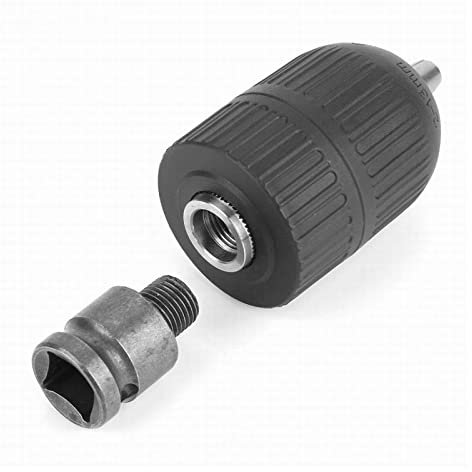 RCBCPLGLNK 3pcs Portabrocas sin Llave Portabrocas pequeño 1/2 quot; -20UN Adaptador de portabrocas Fdrill for Accesorio de Herramienta de conversión de Llave de Impacto Claw Chuck