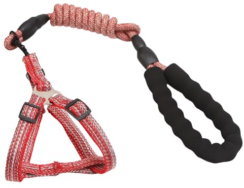 Xanorrg Guinzaglio per Gilet Cani Addestramento Cintura da Passeggio Taglia Media E Piccola D Corda con Fibbia Corda da Addestramento Multicolore