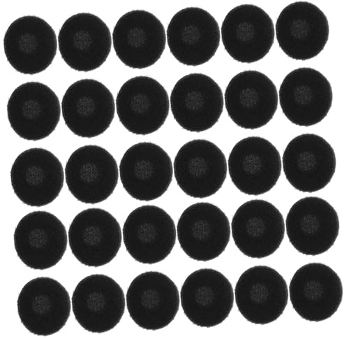Toddmomy 50 pièces Couvre Oreillettes Écouteurs Mousse Remplacement Coussins Protection Confortables et Durables pour Embouts Écouteurs