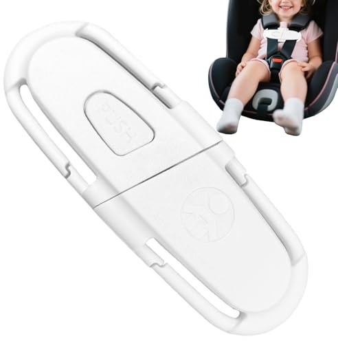Clip di sicurezza per seggiolino auto, clip regolabile per pettorale, anti fuga con design di blocco sicuro, robuste clip di sicurezza per bambini, clip di sicurezza per passeggini, seggiolone, con