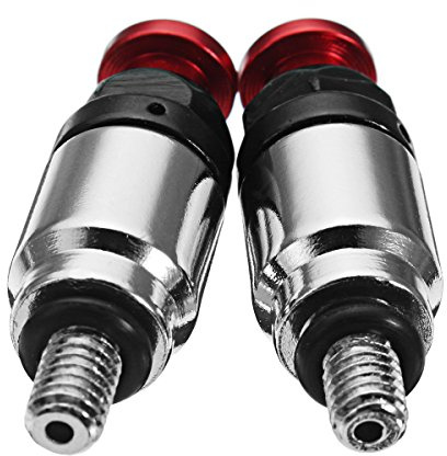 Alamor M4X 0.7 mm Moto vis Fourche purgeur d'air soupape de décharge Supermoto Motard Racing - Rouge