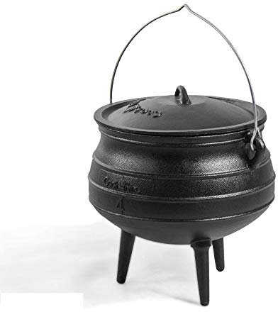 CookKing Natuurlijke Gietijzeren Africa Goulash Pot 9L