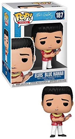 Funko Pop! Rocks: Elvis Presley-Blue Hawaii - Vinyl-Sammelfigur - Geschenkidee - Offizielle Handelswaren - Spielzeug Für Kinder und Erwachsene - Music Fans - Modellfigur Für Sammler und Display