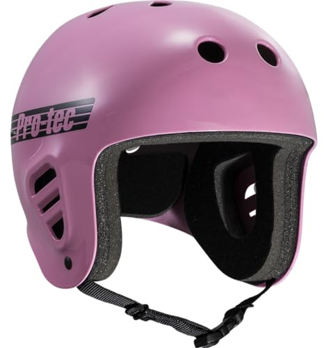 Pro-Tec Full Cut Skate Helmet - Gloss Pink - MD
