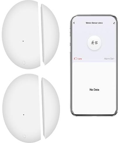 UseeLink ZigBee Smart Door and Window Sensor Hub es necesario, compatible con Echo 4th Gen HUE Tuya Bridge funciona con Alexa Google Home (2 unidades)