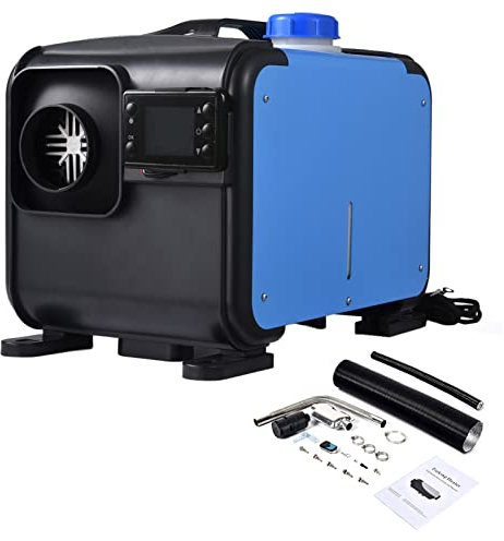Generisch – 8 KW 12 V/24 V compatto con silenziatore – Scaldabagno – Riscaldamento da terra display LCD display per camper, camion, barca e camper