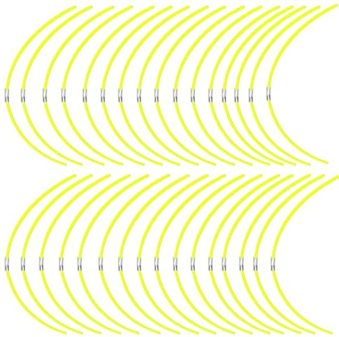 Anlseiod F016800174 32 Línea de repuesto desbrozadora para Bobina ART 23 Combitrim, diámetro para Bosch ART23 26.5 cm × 2,4 mm
