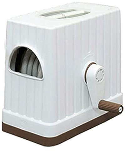 Gartenschlauchwagen Schlauchwagen Rollenwagen, Haushaltsbewässerungs-Blumenkohl-Bewässerungsgerät, 6 Bewässerungsmodi (Black 30M)