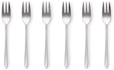 Set 6 Forchettine Dolce in Acciaio Inox 18/10 Linea Malachite