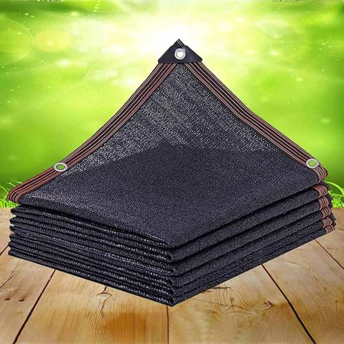 Telo Ombreggiante 3x4 Occhiellato Traspirante Vela Ombreggiante Rettangolare Teli Ombreggianti da Esterno Protezione Solare/Anti-UV 90% Telo Parasole All'Aperto Giardino Patio,black-2x5m