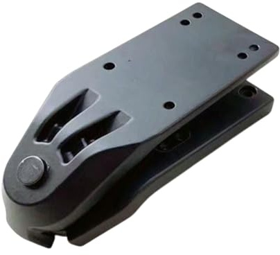 rockible Adapter für Surf- und Schienen mit Rücksitzbrücke, geeignet für Longboard-Zubehör, Schwarz