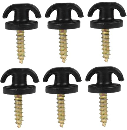 Ciieeo 8 Piezas Gancho De Red para Equipaje Organizador De Almacenamiento De Coche Accesorios para Maletero De Coche Organizador De Maletero para Coche Gancho De Carga Negro El Plastico