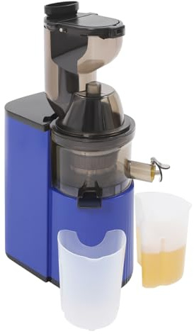 Entsafter | Saftpresse | Slow Juicer | 48 U/min Slow-Press Technologie | 98,5% Saftausbeute | Leiser Betrieb | Einfache Reinigung | Für entsafter gemüse und obst (Blau)