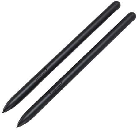 Fockety Stylet Tab S9 avec 4096 Niveaux de sensibilité à la Pression pour Un Contrôle Précis, 2 Stylets de Remplacement pour Dessin sur Tablette pour Les Utilisateurs de Tablettes (Black)