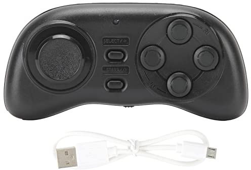 POENVFPO Mini Gamepad Inalámbrico, Alta Precisión y Diseño Ergonómico Controlador de Juegos Bluetooth, Mini y Inalámbrico para Jugadores de PC, Dispositivos Móviles y Consolas